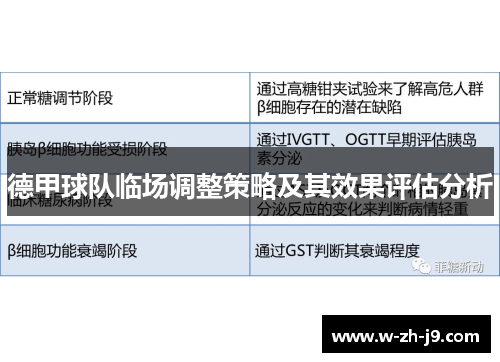德甲球队临场调整策略及其效果评估分析 德甲球队临场调整策略及其效果评估分析